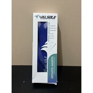 VALSOLE Plantar Fasciitis Orthotic Shoe Inserts Unisex Trim To Size Heel Pain